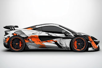 professional van wrap, vehicle wrap, car wrap design