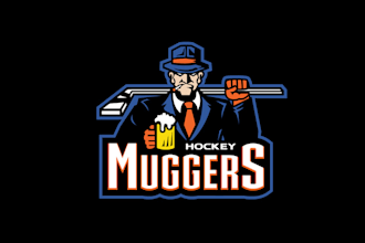design wonderful hockey sports team logo