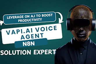 do inbound and outbound ai voice agent on vapi ai for booking, cold calling, n8n
