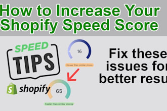 do shopify speed optimization on pagespeed and increase up store website score