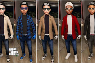 get custom fivem peds clothing kuttes chains fivem custom peds custom mlo