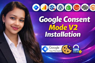 setup cookie consent v2, cookie consent banner setup, google consent mode v2,ga4