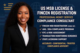 do US msb license registration with fincen and money service compliance