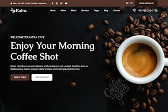 design branded coffee shopify website design coffee shopify dropshipping store