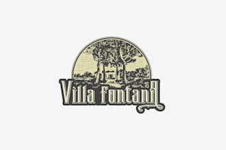make luxury italian historical rental villa logo