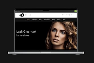 build hair extension website hair extension shopify store hair extension website
