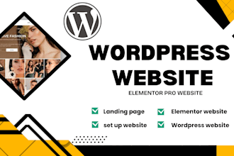 redesign wordpress ecommerce elementor website design wordpress elementor pro
