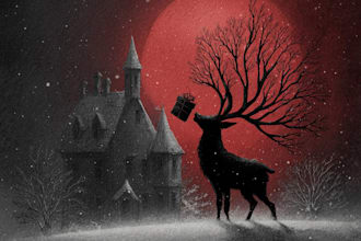 design a christmas card, greetings card, christmas design