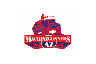 design perfect machine gun experience logo