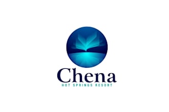 design make wonderful hot springs logo