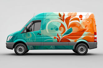 design a professional car or van wrap