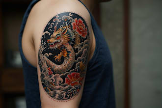 do a tattoo in japanese style