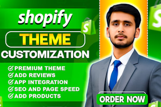 shopify pro theme customize and store edit