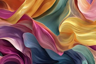 paint digital professional abstract art by hand