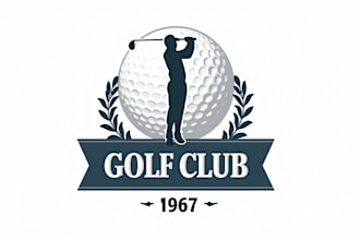 design high quality golf sport logo with express delivery