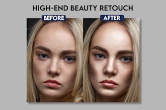 do high end beauty retouching for portraits