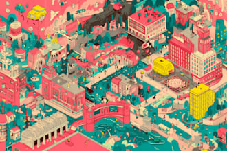 draw an awesome isometric illustration