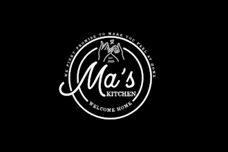 design kitchen food truck logo