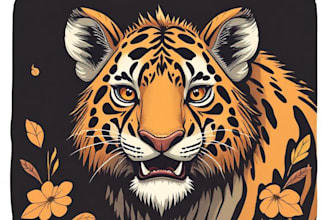 make vector illustration dog cat animal pet cartoon potrait