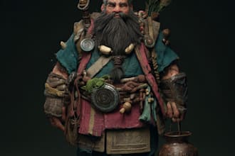 make a character for game