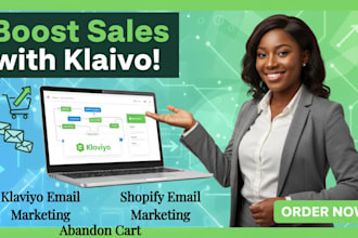 setup klaviyo e mail automation and cart abandonment flows
