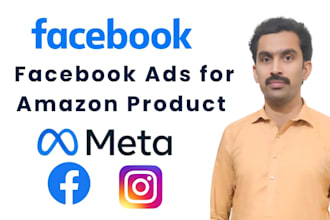 run facebook ads for amazon product promotion and launches