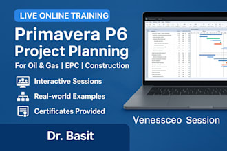 make you primavera p6 expert for oil and gas epc industry