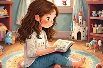 watercolor children book illustration watercolor children illustration