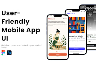 create clean, mordern and user friendly mobile UI UX in figma