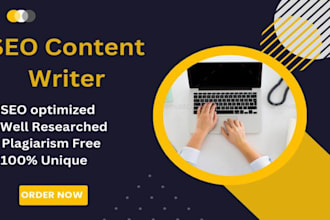 be your SEO website content writer
