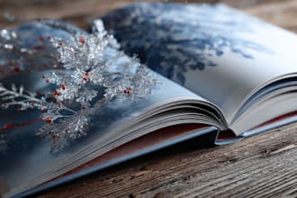 design festive book covers for christmas new