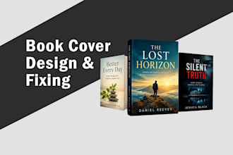 fix rejected or design new book cover for KDP or  ingramspark or barnes noble