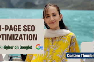 on page SEO optimization to rank on google