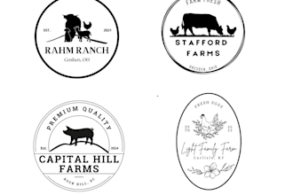 design a vintage farm and ranch logo for your company