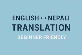 translate english to nepali and nepali to english accurately
