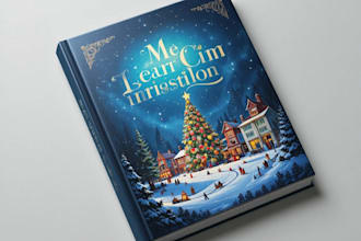 christmas children book illustration, bible illustration