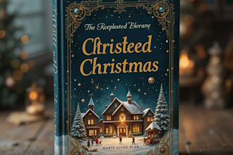 christmas children book illustration,