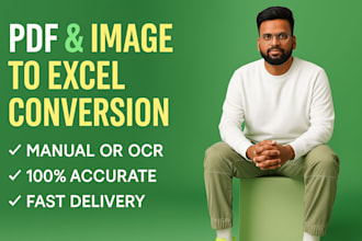 convert scanned PDF or image to excel accurately