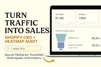 increase your shopify conversion rate optimization, heatmap audit, store review
