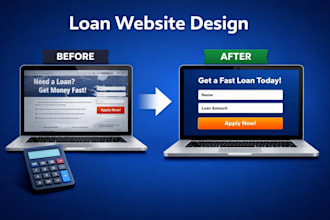 do loan or lending website, fintech startups and finance website wordpress  wix