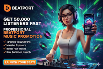 get 50,000 listeners fast with professional beatport music promotion