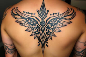 create your custom tribal polynesian tattoo sleeve