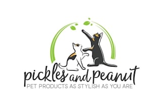 design eye catching stylish logo for pickles and peanut