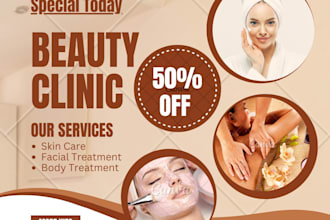 design beauty and makeup social media posts