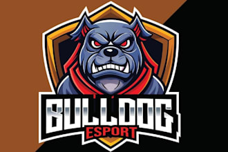 create creative and good looking bulldog logo design