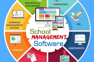 develop custom school management software with  android app