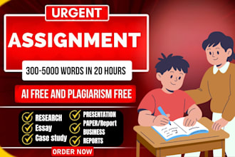 do your assignment, project work, essay writing for college and university