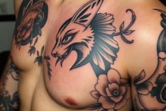 create unique realism tattoo design with my style