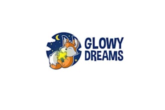 design magical blanket kids brand logo
