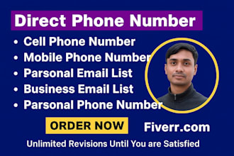 find direct phone numbers, mobile numbers, and cell phone numbers